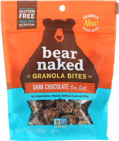 BEAR NAKED: Granola Bites Dark Chocolate Sea Salt 7.2 Oz