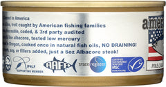 AMERICAN TUNA: Tuna Albacore No Add Salt, 6 oz