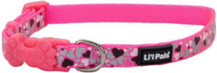 Li'L Pals Reflective Collar - Pink with Hearts