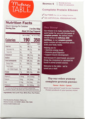 MODERN TABLE: Pasta Protein Elbows, 8 oz