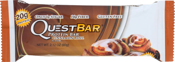 QUEST NUTRITION: Protein Bar Cinnamon Roll, 2.12 oz