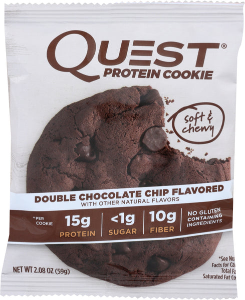 QUEST: Bar Cookie Double Chocolate Chip, 2.08 oz