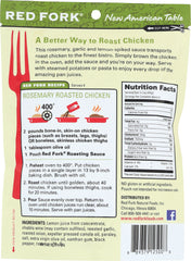 RED FORK: Seasoning Sauce Rosemary Chicken, 8 oz