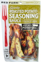 RED FORK:  Garlic Roasted Potato Seasoning Sauce, 4 oz