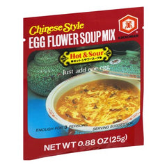 KIKKOMAN: Soup Egg Flower Hot & Sour, .88 oz