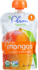 PLUM ORGANICS: Baby Puree Just Fruit Mango, 3.5 oz