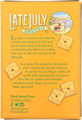 LATE JULY: Organic Bite Size Cheddar Cheese Crackers, 5 oz