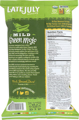LATE JULY: Snacks Organic Multigrain Snack Chips Mild Green Mojo, 5.5 oz