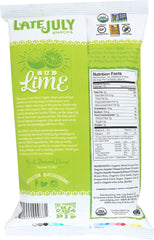 LATE JULY ORGANIC: Multigrain Snack Chips Gluten Free SubLime, 5.5 oz