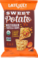 LATE JULY: Organic Multigrain Snack Chips Gluten Free Sweet Potato, 5.5 oz