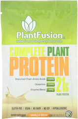 PLANTFUSION: Complete Plant Protein Vanilla Bean 12 Count, 12.7 oz