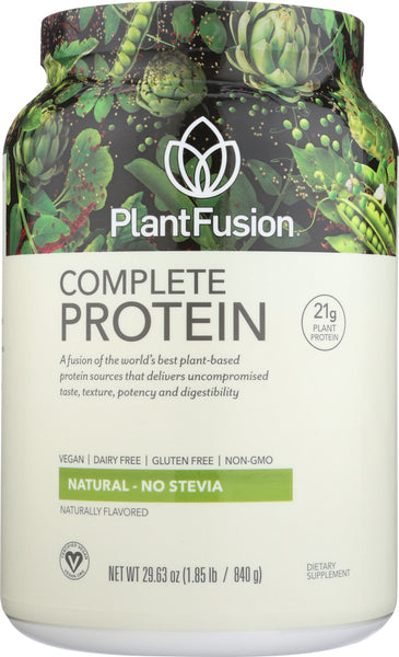 PLANTFUSION: Protein Powder Unflavored, 2 lb