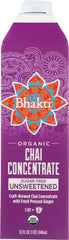 BHAKTI CHAI: Unsweetened Chai Concentrate, 32 oz