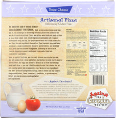 AGAINST THE GRAIN: Gluten Free Three Cheese Pizza, 24 oz