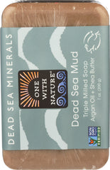 ONE WITH NATURE: Dead Sea Mud Minerals Soap Bar, 7 oz