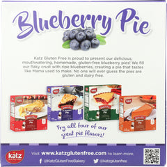 KATZ: Gluten Free Blueberry Pie, 11.5 oz