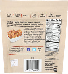 DOCTOR IN THE KITCHEN: Quinoa Flackers Toasted Seed Crisps, 4.5 oz