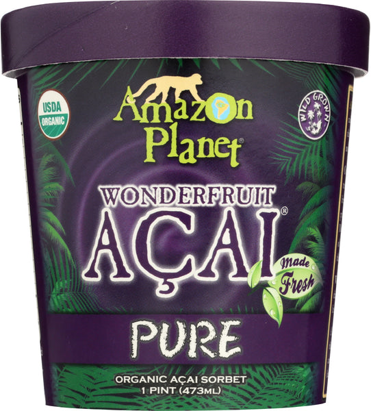 WONDERFRUIT ACAI: Pure Organic Acai Sorbet, 1 pt