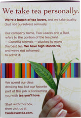 TWO LEAVES & A BUD: Jasmine Petal Green Tea, 15 bg