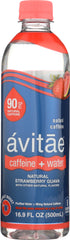 AVITAE: Water Caffeinated Strawberry, 16.9 fo