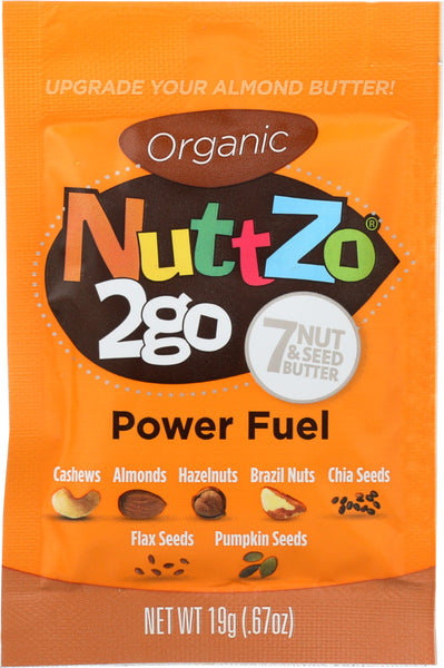 NUTTZO: Organic Butter 2go Power Fuel, .67 oz