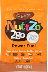 NUTTZO: Organic Butter 2go Power Fuel, .67 oz