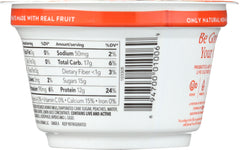 CHOBANI: Non-Fat Greek Yogurt Peach on the Bottom, 5.3 oz