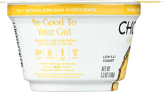 CHOBANI: Low-Fat Greek Yogurt Pineapple on the Bottom, 5.3 oz