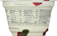 CHOBANI: Non-Fat Greek Yogurt Raspberry on the Bottom, 5.3 oz