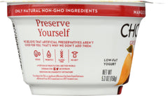 CHOBANI: Low-Fat Greek Yogurt Mango on the Bottom, 5.3 Oz