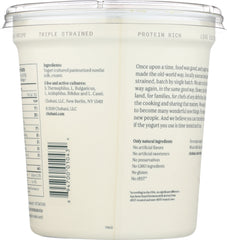 CHOBANI: Whole Milk Plain Greek Yogurt, 32 oz