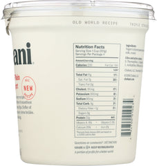 CHOBANI: Whole Milk Plain Greek Yogurt, 32 oz