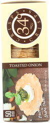 34 DEGREES: Toasted Onions Crisps, 4.5 oz