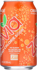 ZEVIA: All Natural Zero Calorie Soda Orange 6-12 fl oz, 72 fl oz