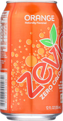 ZEVIA: All Natural Zero Calorie Soda Orange 6-12 fl oz, 72 fl oz