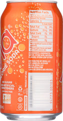 ZEVIA: All Natural Zero Calorie Soda Orange 6-12 fl oz, 72 fl oz