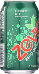 ZEVIA: All Natural Zero Calorie Soda Ginger Ale 6-12 fl oz, 72 fl oz