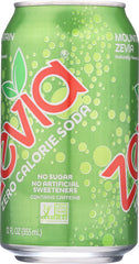 ZEVIA: Zero Calorie Soda Mountain Zevia 6-12 fl oz, 72 fl oz