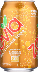 ZEVIA: All Natural Zero Calorie Cream Soda 6-12 fl oz, 72 fl oz