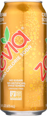 ZEVIA: All Natural Zero Calorie Cream Soda, 16 oz