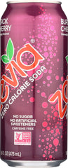 ZEVIA: Black Cherry Soda, 16 oz