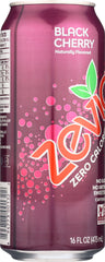 ZEVIA: Black Cherry Soda, 16 oz