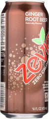 ZEVIA: Soda Ginger Root Beer, 16 fo