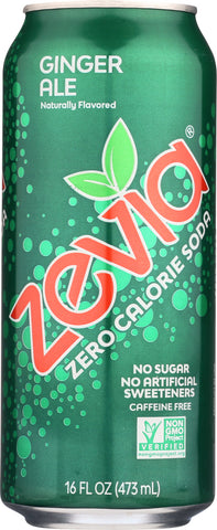 ZEVIA: Soda Ginger Ale, 16 fo