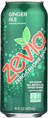 ZEVIA: Soda Ginger Ale, 16 fo