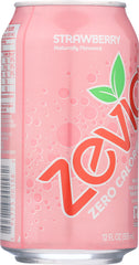 ZEVIA: Zero Calorie Soda Strawberry 6-12oz, 72 oz