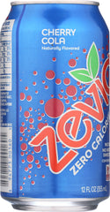 ZEVIA: Zero Calorie Soda Cherry Cola 6-12oz, 72 oz