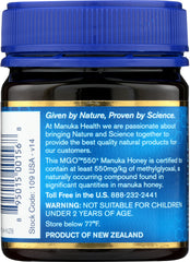 MANUKA HEALTH: Honey Manuka MGO 550, 8.8 oz