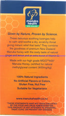 MANUKA HEALTH: Lozenge Honey  Ginger & Lemon , 15 pc