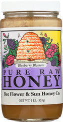 BEE FLOWER AND SUN HONEY: Blueberry Blossom Honey, 16 oz